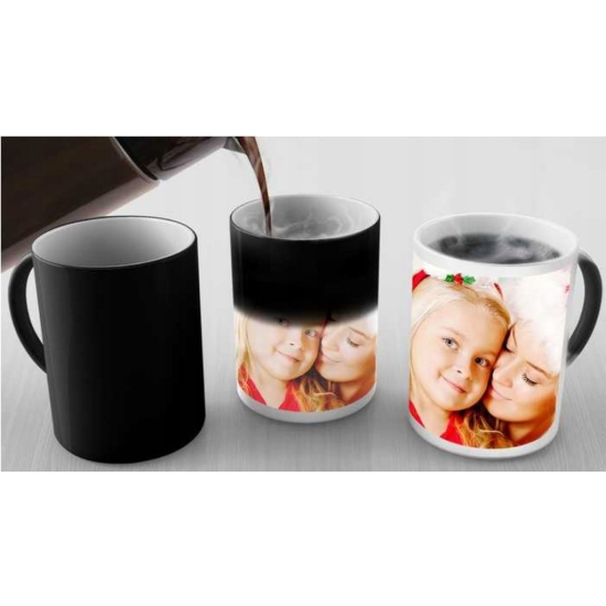 Kubek Magiczny ze zdjęciem napisem Foto Kubek personalizowany