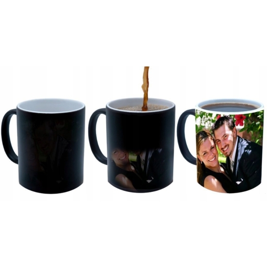Kubek Magiczny ze zdjęciem napisem Foto Kubek personalizowany
