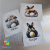 Naklejki z własnym nadrukiem napisem LOGO personalizowane 5 cm 23 szt