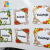 Naklejki z własnym nadrukiem napisem LOGO personalizowane 5 cm 23 szt