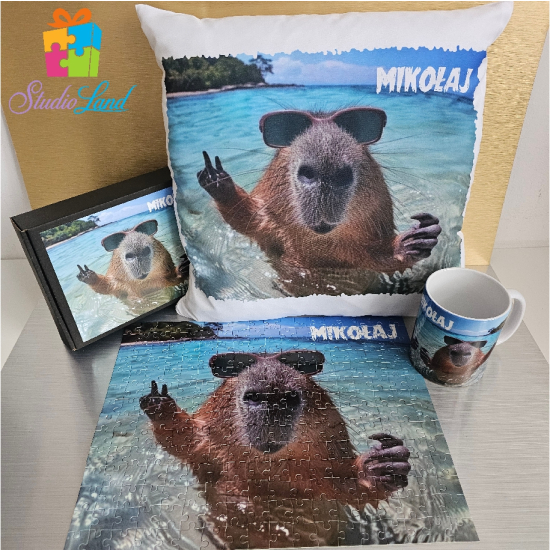 Złoty GNIOTEK Królowa Gniotków squishy Kubek Personalizowany napisem MG50