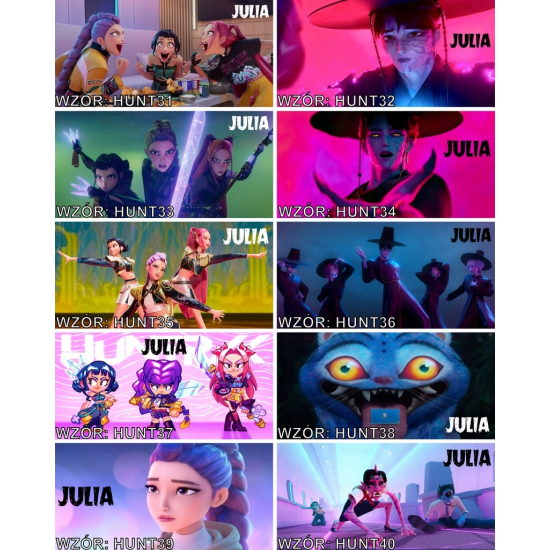 Kubek KPOP Demon Hunters HUNTRIX Personalizowany z imieniem dedykacją RÓŻNE WZORY