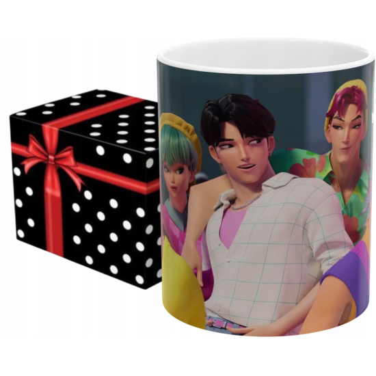 Kubek KPOP Demon Hunters HUNTRIX Personalizowany z imieniem dedykacją RÓŻNE WZORY