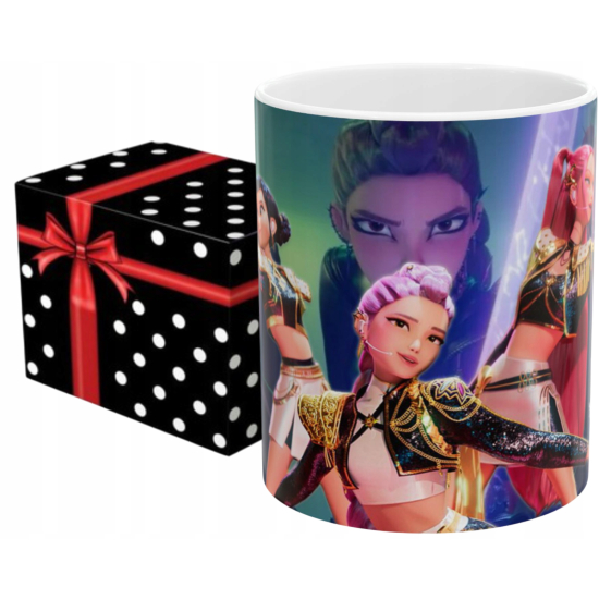 Kubek KPOP Demon Hunters HUNTRIX Personalizowany z imieniem dedykacją RÓŻNE WZORY