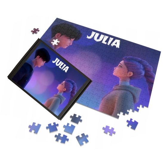Puzzle A3 A4 HUNTRIX Kpop Demon Hunters Personalizowane z Dowolnym Napisem Imieniem Dużo Wzorów Saja Boys