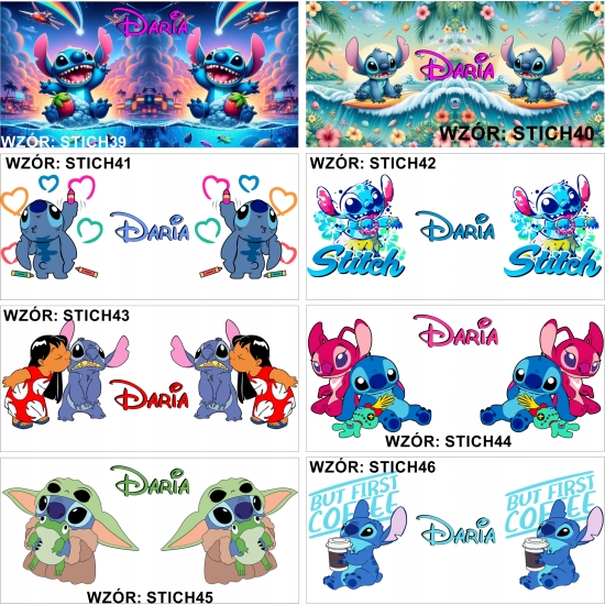 Kubek LILO I STICH Personalizowany z imieniem dedykacją RÓŻNE WZORY