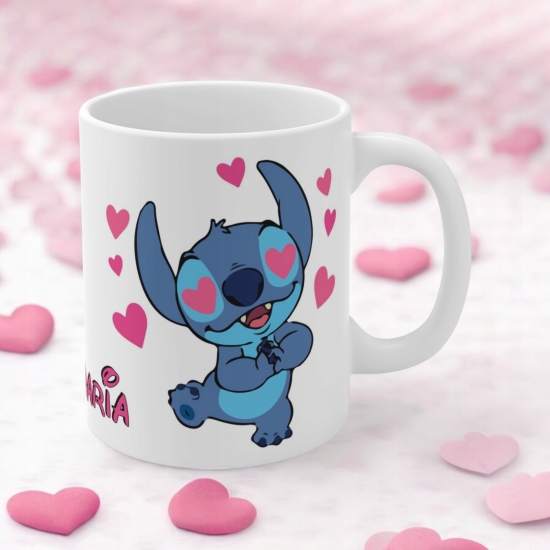 Kubek LILO I STICH Personalizowany z imieniem dedykacją RÓŻNE WZORY