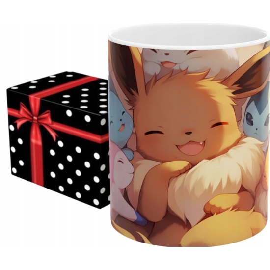 Kubek POKEMON Personalizowany z imieniem dedykacją RÓŻNE WZORY