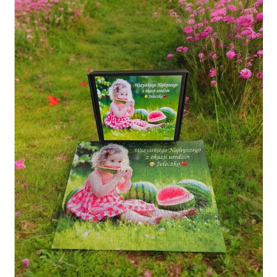 Puzzle Foto z Dowolnym Nadrukiem Zdjęciem Napisem Grafiką Logo A3 252 el
