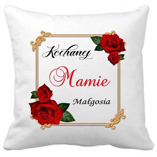 Poduszka na DZIEŃ MATKI Personalizowana Z Imieniem Dedykacją hipoalergiczna POD-MAM02