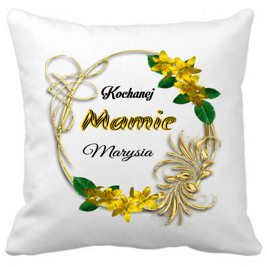 Poduszka na DZIEŃ MATKI Personalizowana Z Imieniem Dedykacją hipoalergiczna POD-MAM04