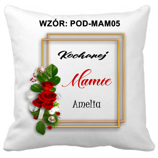 Poduszka na DZIEŃ MATKI Personalizowana Z Imieniem Dedykacją hipoalergiczna POD-MAM05