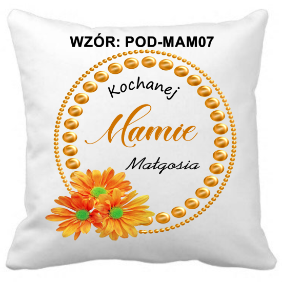 Poduszka na DZIEŃ MATKI Personalizowana Z Imieniem Dedykacją hipoalergiczna POD-MAM07