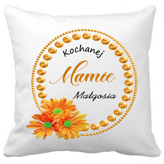 Poduszka na DZIEŃ MATKI Personalizowana Z Imieniem Dedykacją hipoalergiczna POD-MAM07