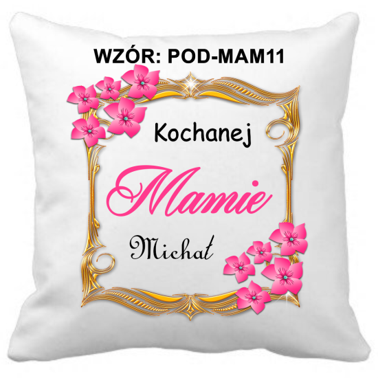 Poduszka na DZIEŃ MATKI Personalizowana Z Imieniem Dedykacją hipoalergiczna POD-MAM11