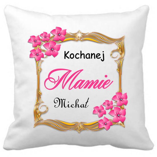 Poduszka na DZIEŃ MATKI Personalizowana Z Imieniem Dedykacją hipoalergiczna POD-MAM11