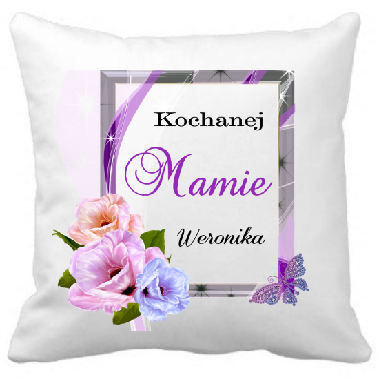 Poduszka na DZIEŃ MATKI Personalizowana Z Imieniem Dedykacją hipoalergiczna POD-MAM15