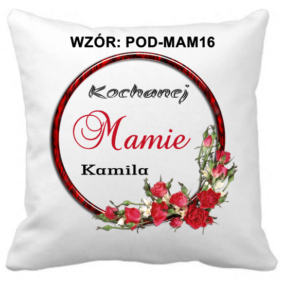 Poduszka na DZIEŃ MATKI Personalizowana Z Imieniem Dedykacją hipoalergiczna POD-MAM16
