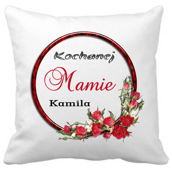 Poduszka na DZIEŃ MATKI Personalizowana Z Imieniem Dedykacją hipoalergiczna POD-MAM16