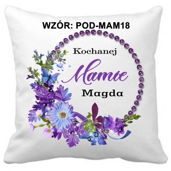 Poduszka na DZIEŃ MATKI Personalizowana Z Imieniem Dedykacją hipoalergiczna POD-MAM18