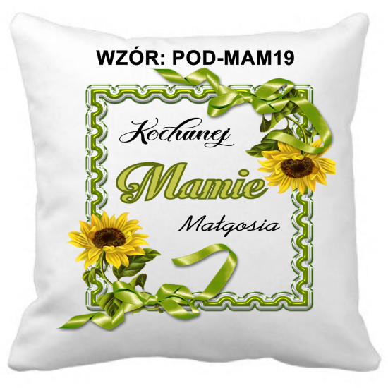 Poduszka na DZIEŃ MATKI Personalizowana Z Imieniem Dedykacją hipoalergiczna POD-MAM19