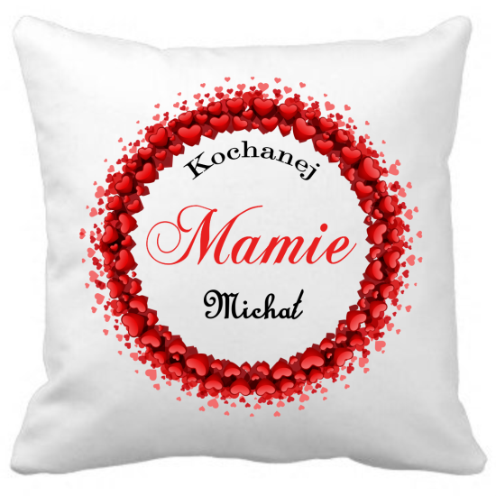Poduszka na DZIEŃ MATKI Personalizowana Z Imieniem Dedykacją hipoalergiczna POD-MAM20
