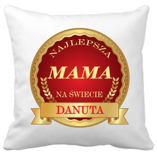 Poduszka na DZIEŃ MATKI Personalizowana Z Imieniem Dedykacją hipoalergiczna POD-MAM21