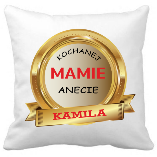 Poduszka na DZIEŃ MATKI Personalizowana Z Imieniem Dedykacją hipoalergiczna POD-MAM22