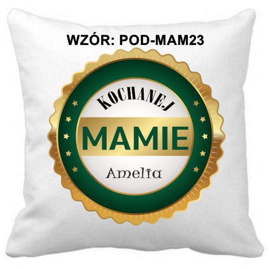 Poduszka na DZIEŃ MATKI Personalizowana Z Imieniem Dedykacją hipoalergiczna POD-MAM23