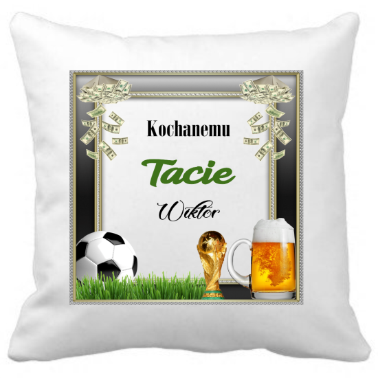 Poduszka na DZIEŃ OJCA Personalizowana Z Imieniem Dedykacją hipoalergiczna POD-TA12
