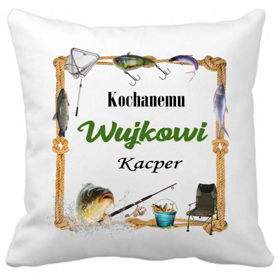 Poduszka DLA WUJKA Personalizowana Z Imieniem Dedykacją hipoalergiczna POD-WUJ16