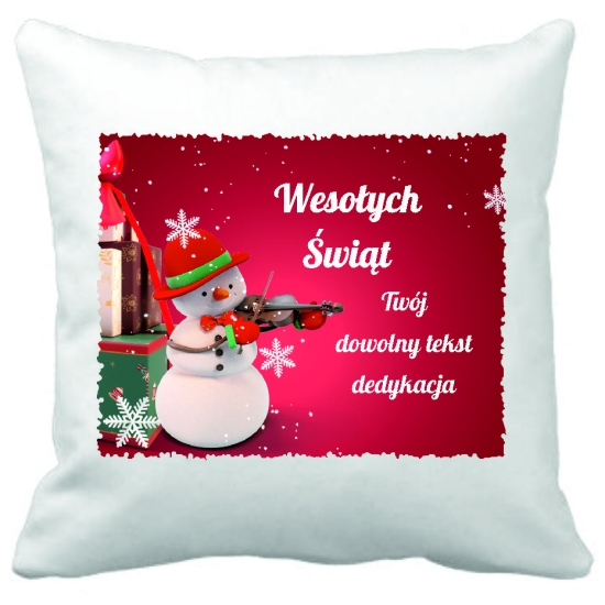 Poduszka personalizowana na Boże Narodzenie Święta TEST