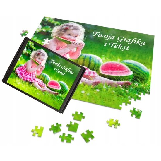 Puzzle Foto z Dowolnym Nadrukiem Zdjęciem Napisem Grafiką Logo A3 252 el