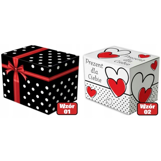 Kubek personalizowany z imieniem WALENTYNKI SERCE pudełko GRATIS 3DSERC