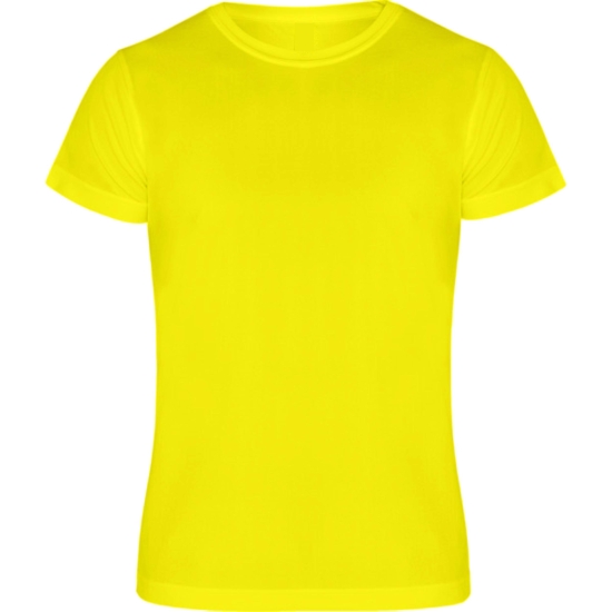 Koszulka Sportowa Dziecięca na W-F ćwiczenia trening T-shirt rozmiar 110 116 kolor ŻÓŁTY