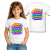 Koszulka Personalizowana z Nadrukiem Zdjęciem Napisem Tekstem LOGO T-shirt Dziecięcy 122 134